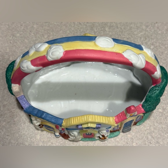 Vintage ABC Distributing 1995 Ceramic Easter Bunny Basket - Picture 5 of 6